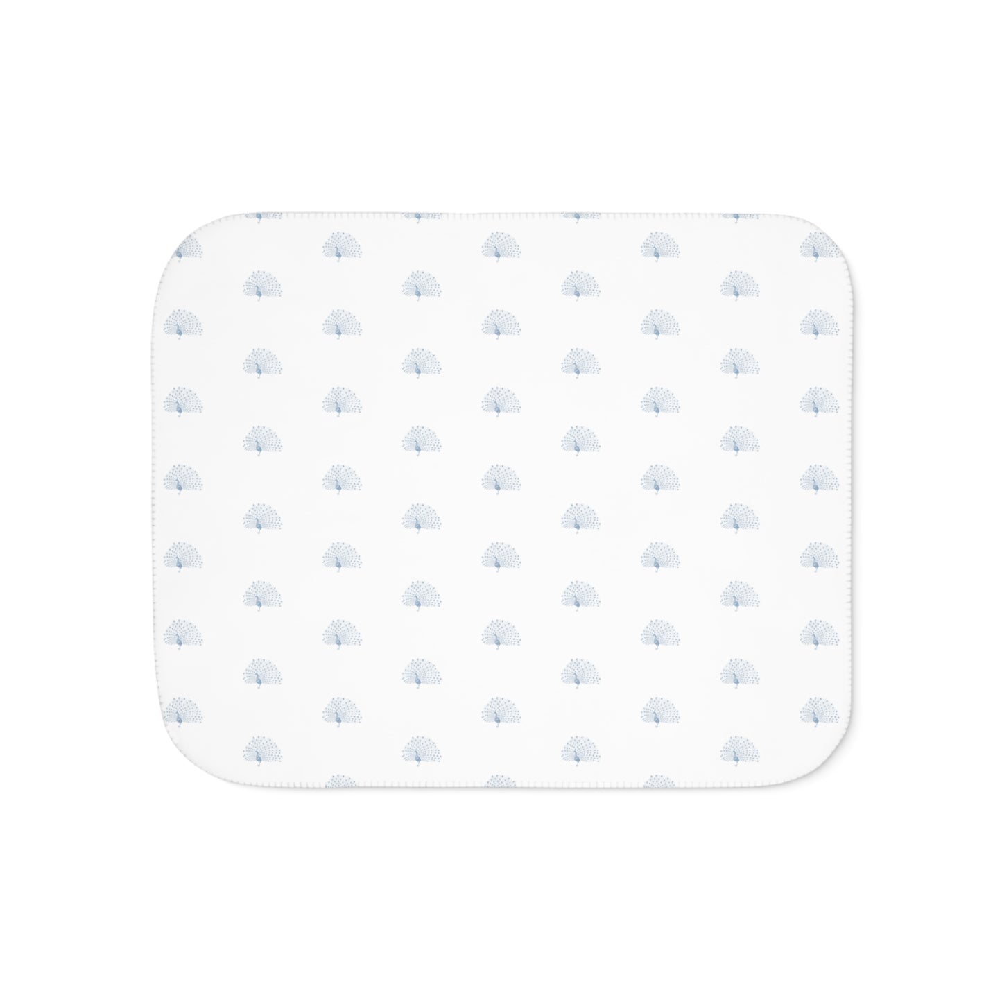 Peacock Sherpa Blanket