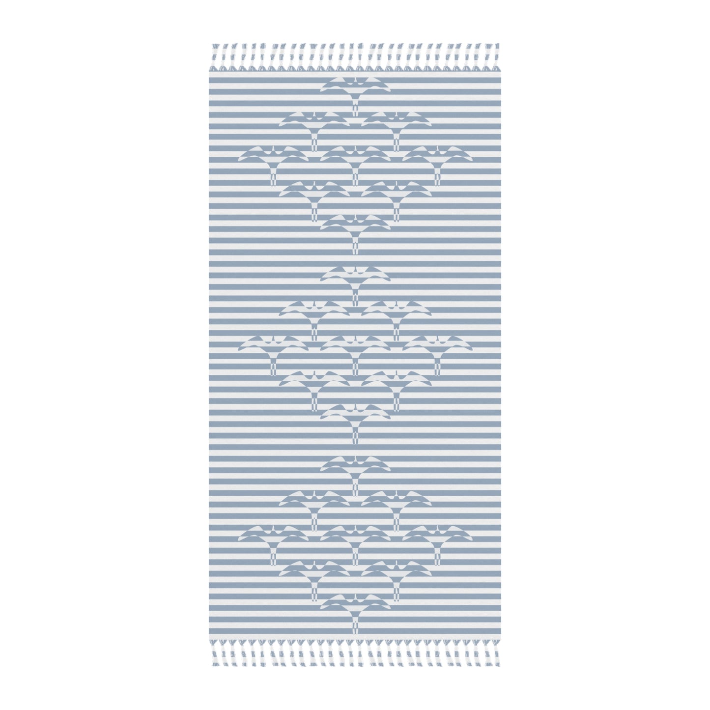 Stripe Iwa Bird Beach Cloth Towel