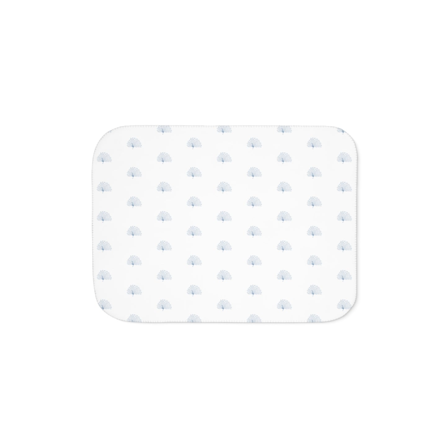 Peacock Sherpa Blanket