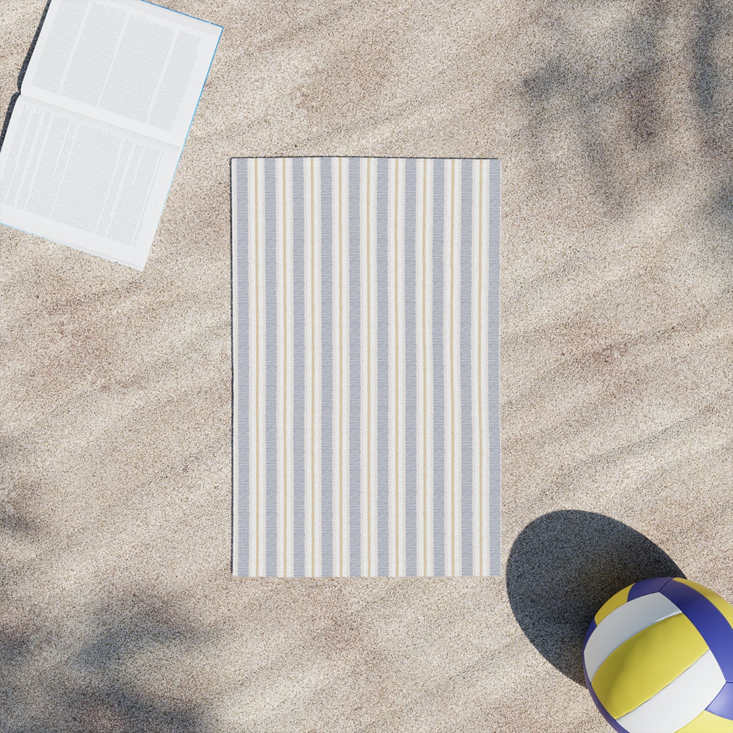 Striped Beach Towels - Coastal Chic, Perfect for Summer Fun, Pool Days, Gifts for Beach Lovers, Vacation Essentials, Sand-Free Towels