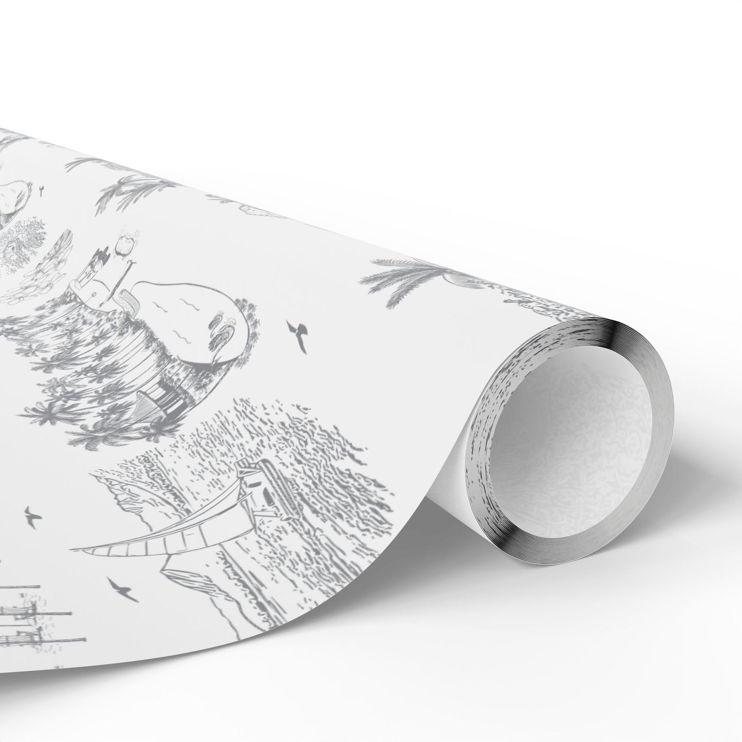 Ko Olina Toile Wrapping Paper