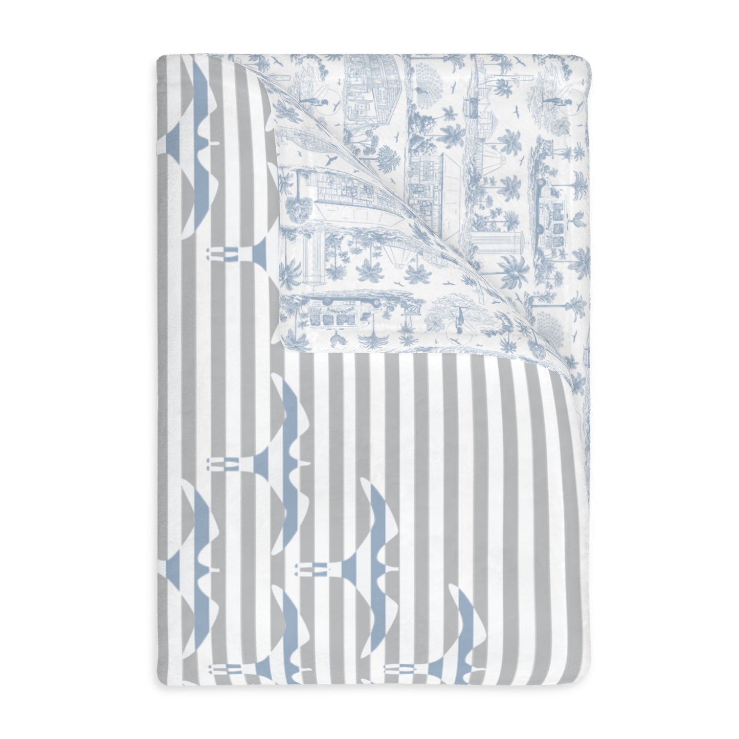 Haleiwa Iwa Bird Velveteen Microfiber Blanket