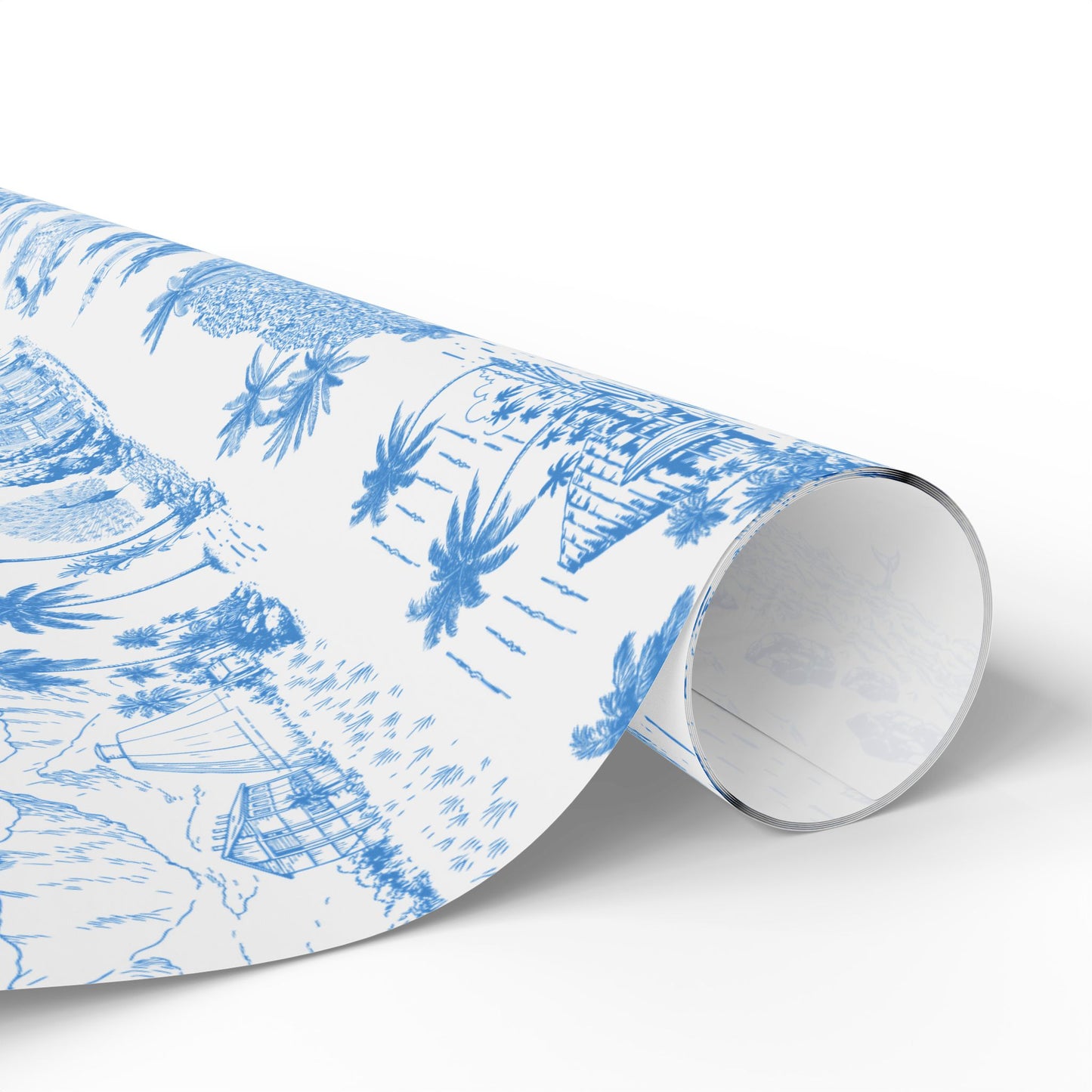 Oahu Toile Wrapping Paper Roll
