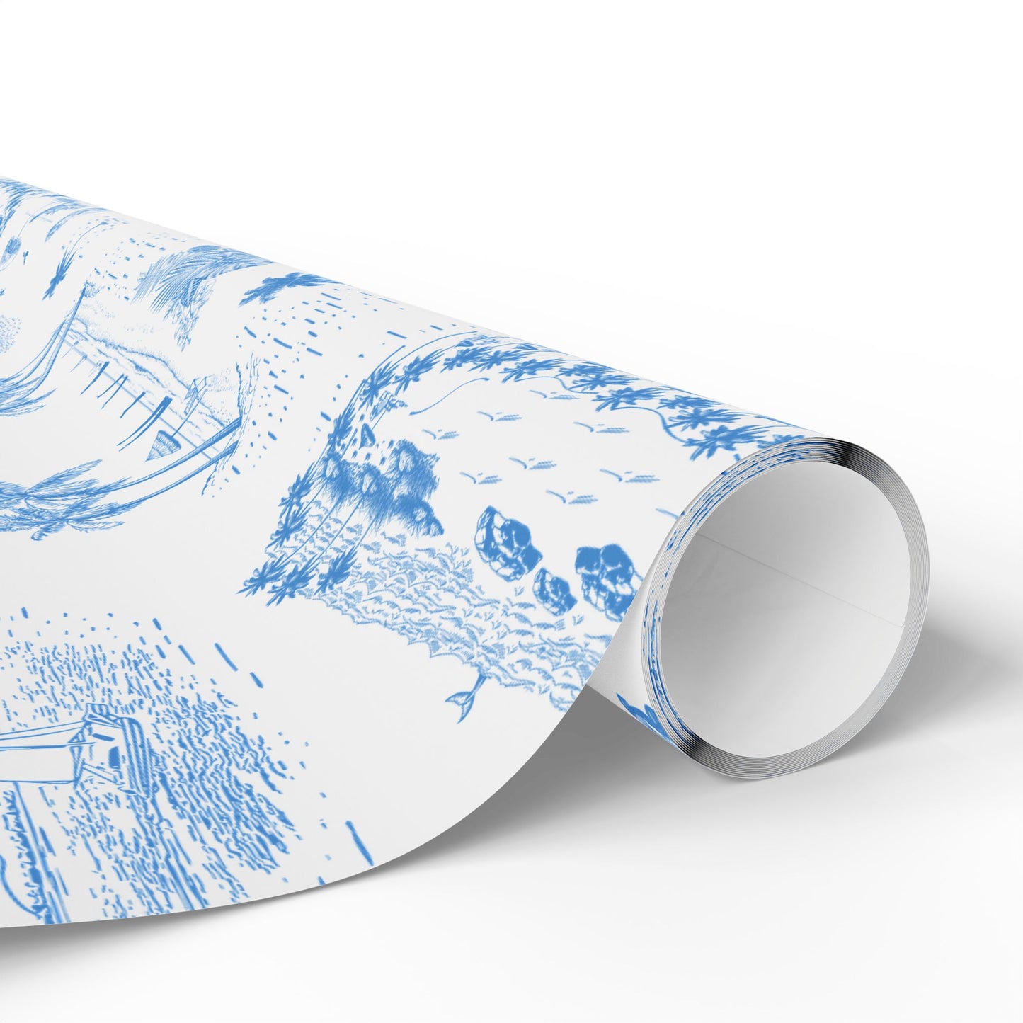Oahu Toile Wrapping Paper Roll
