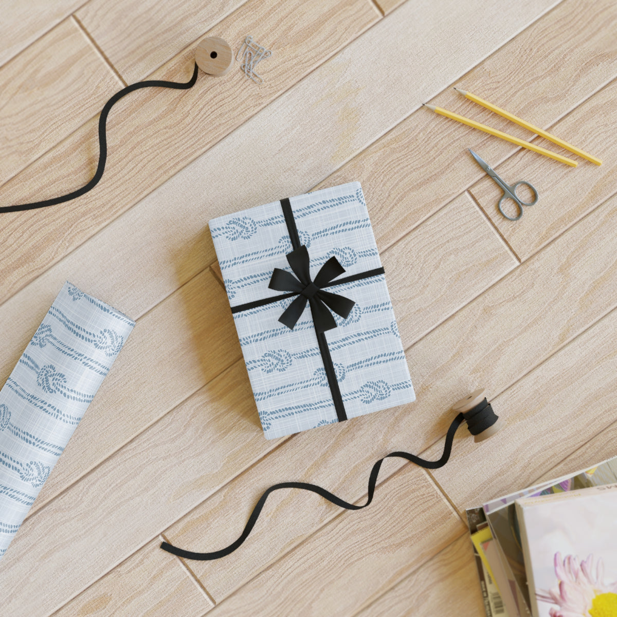 Wrapping Rope On Cardboard Aloha Rope Wrapping Paper β MALΓ