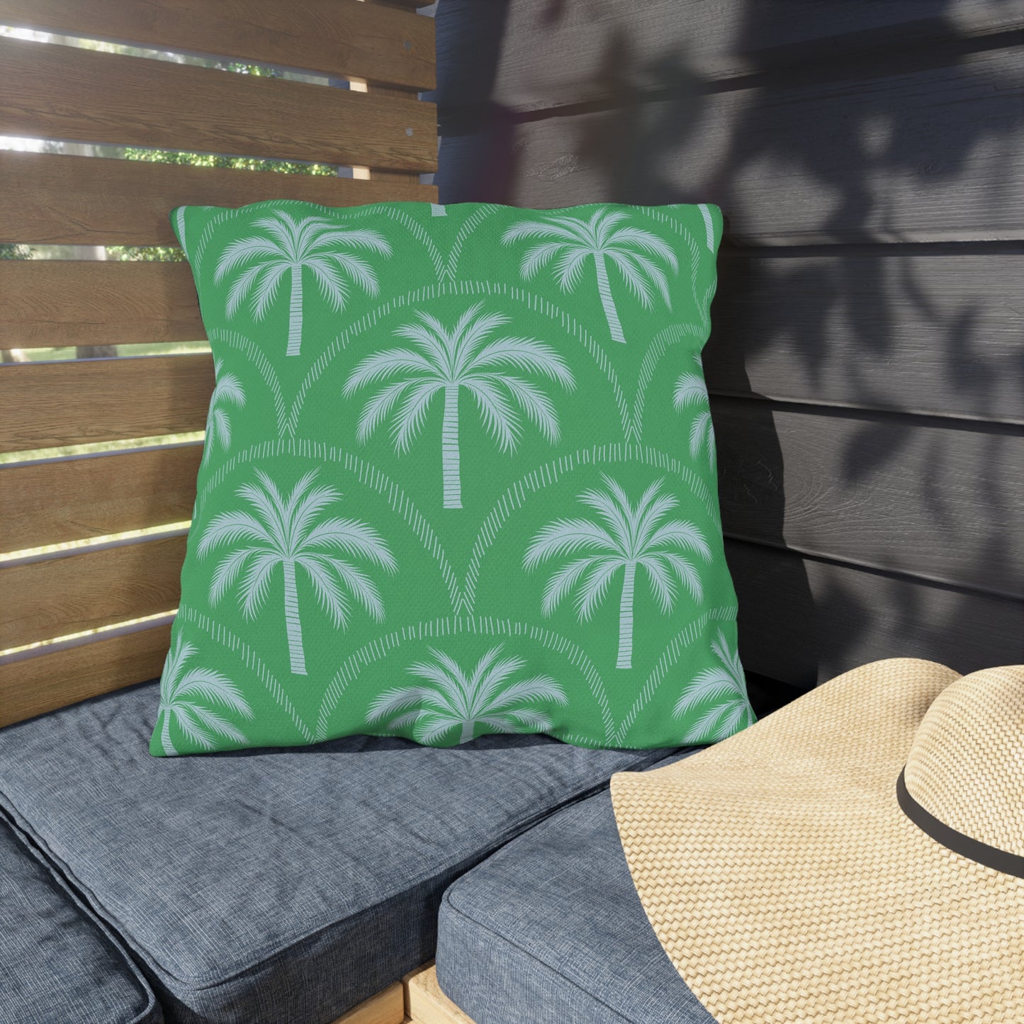 Arch Palm Palm Outdoor Pillow