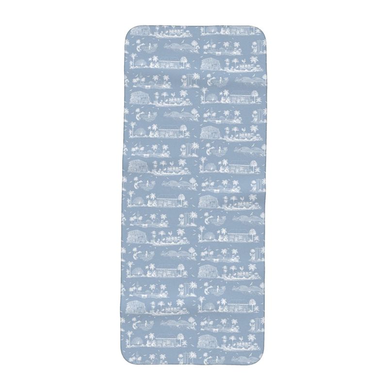 North Shore Microfiber Towel Light Blue