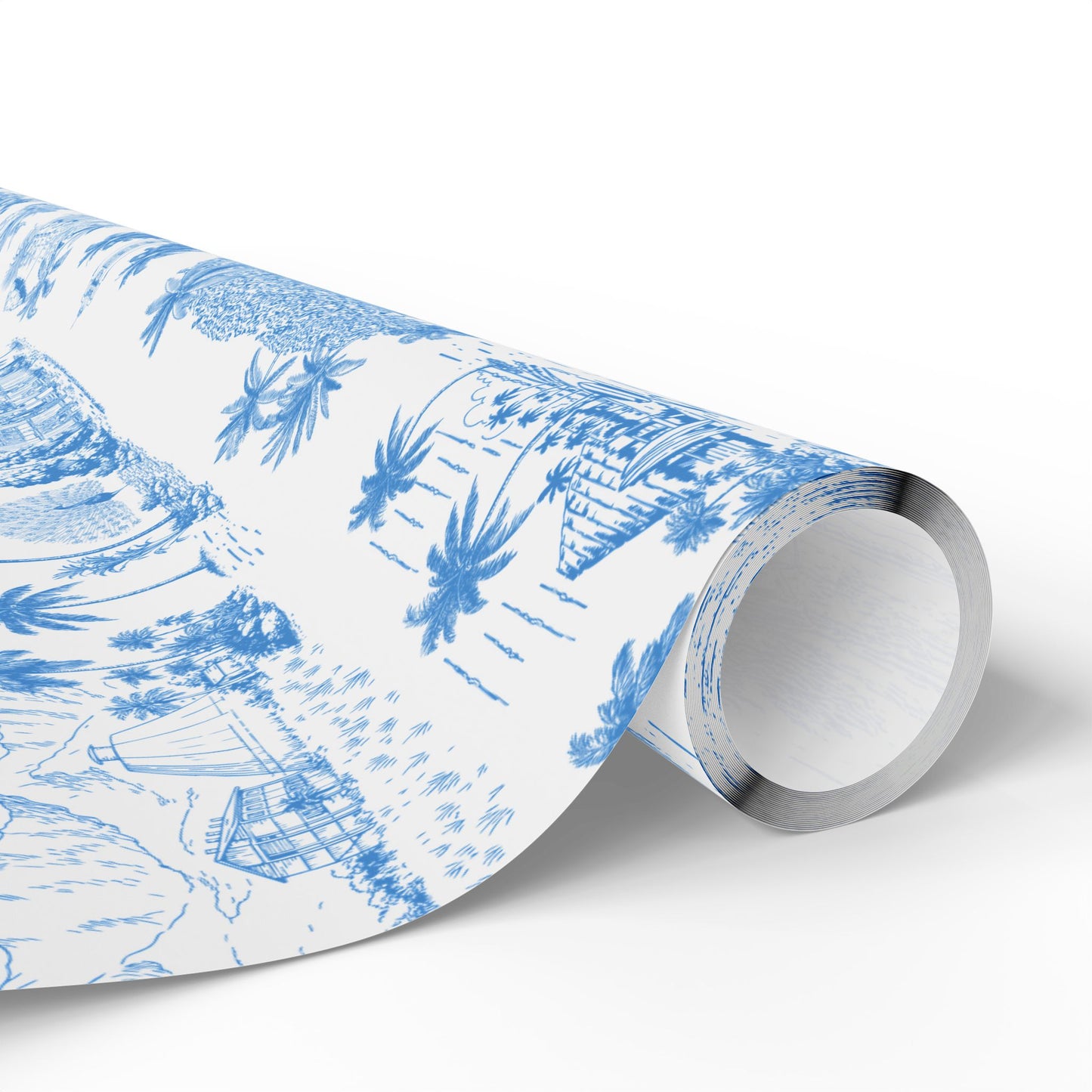 Oahu Toile Wrapping Paper Roll