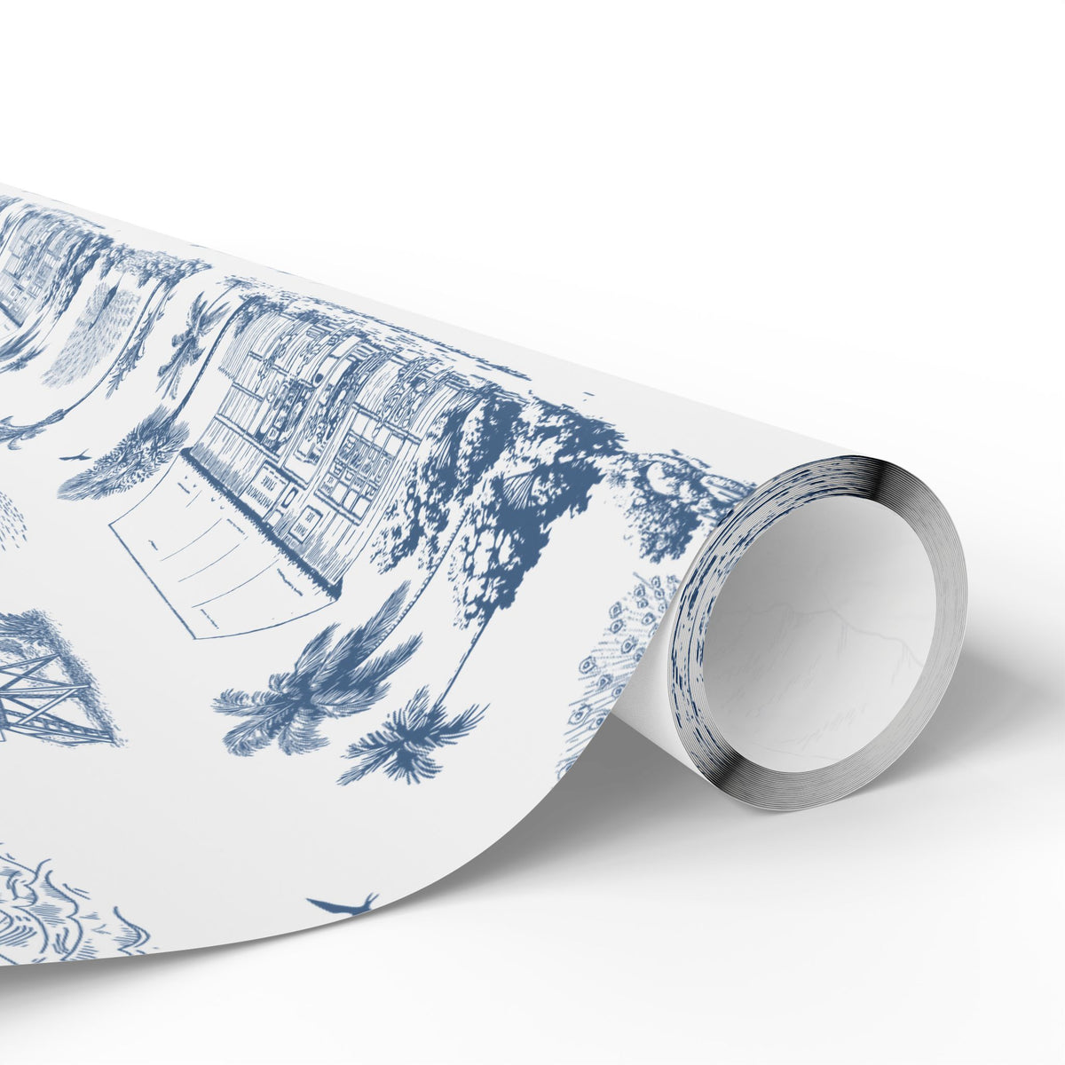 North Shore Toile Wrapping Paper Roll