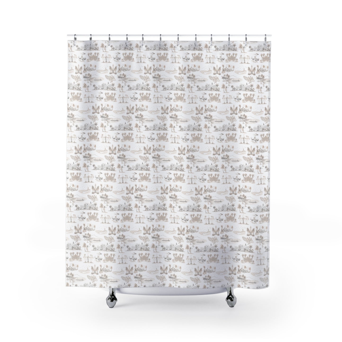 Waikiki Shower Curtain