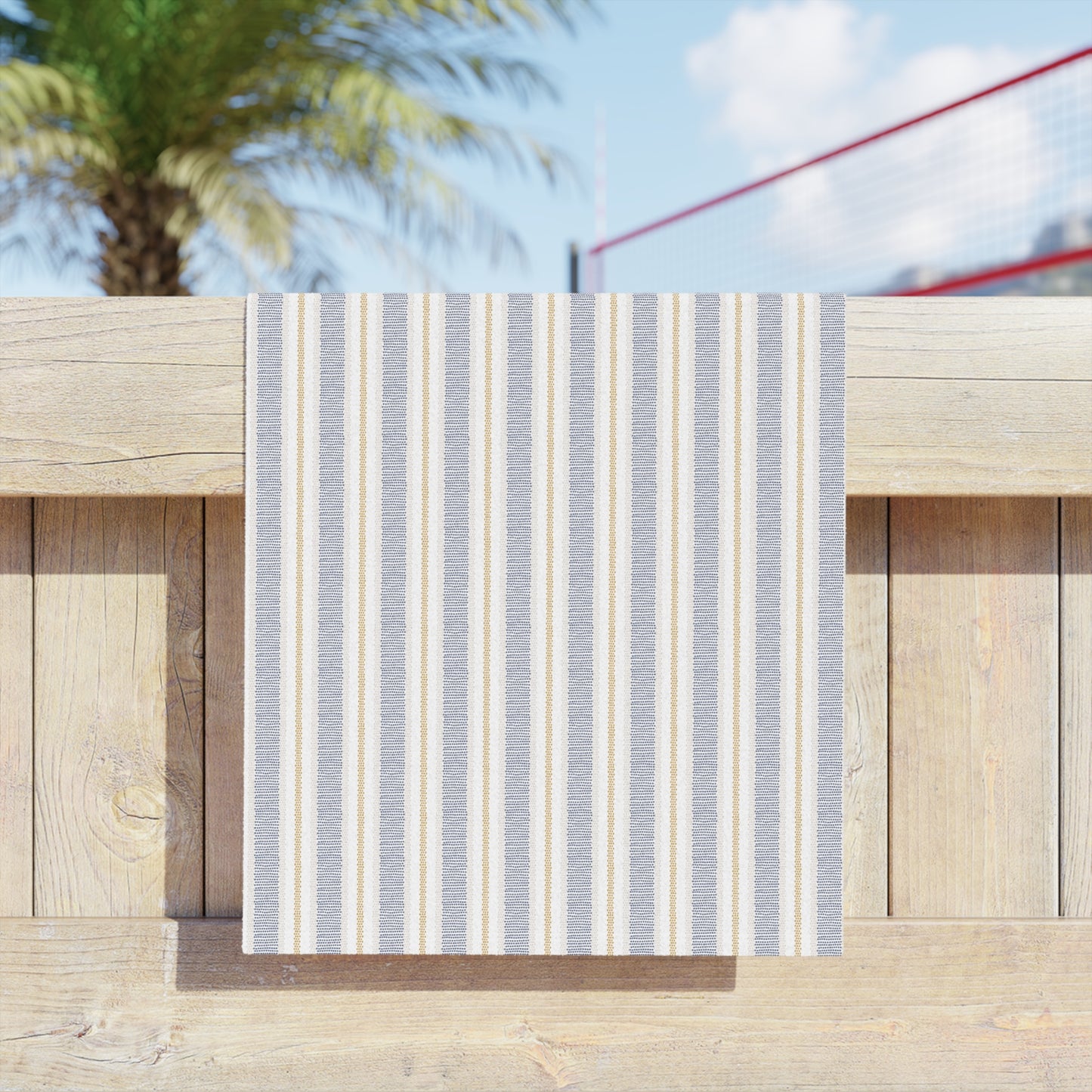 Striped Beach Towels - Coastal Chic, Perfect for Summer Fun, Pool Days, Gifts for Beach Lovers, Vacation Essentials, Sand-Free Towels