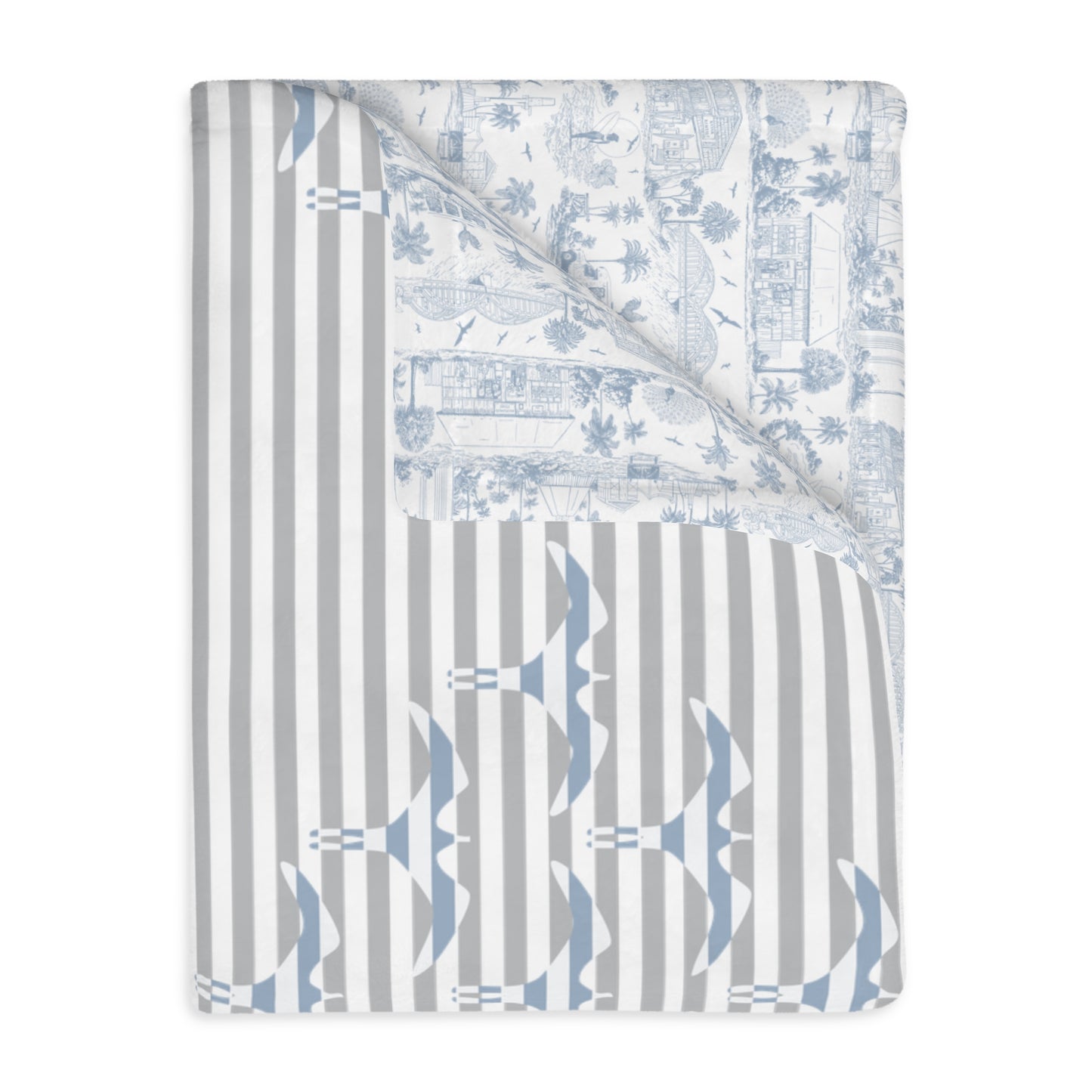 Haleiwa Iwa Bird Velveteen Microfiber Blanket