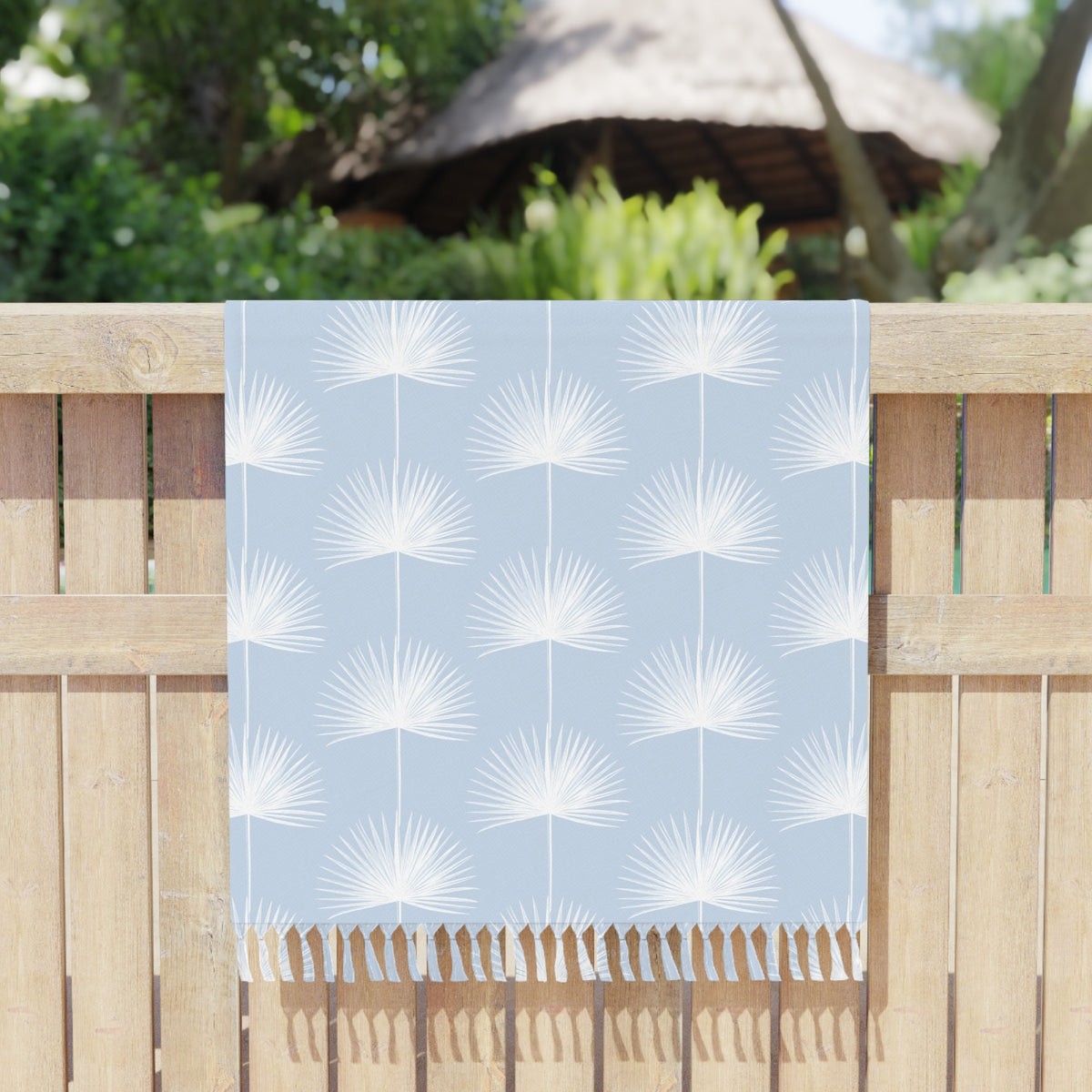 Fan Palm Tree Beach Cloth Towel