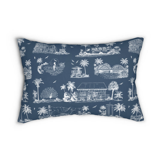 North Shore Throw Pillow Navy with insert