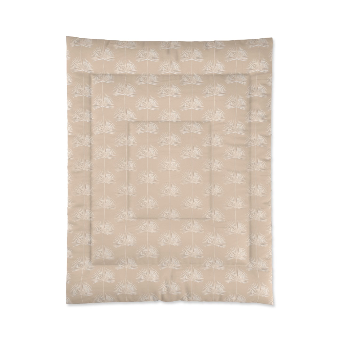 Fan Palm Comforter Tan