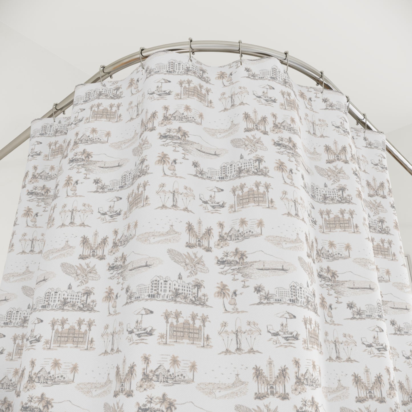 Waikiki Shower Curtain
