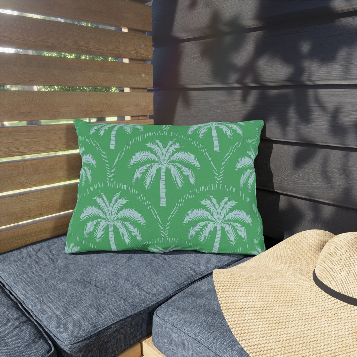 Arch Palm Palm Outdoor Pillow