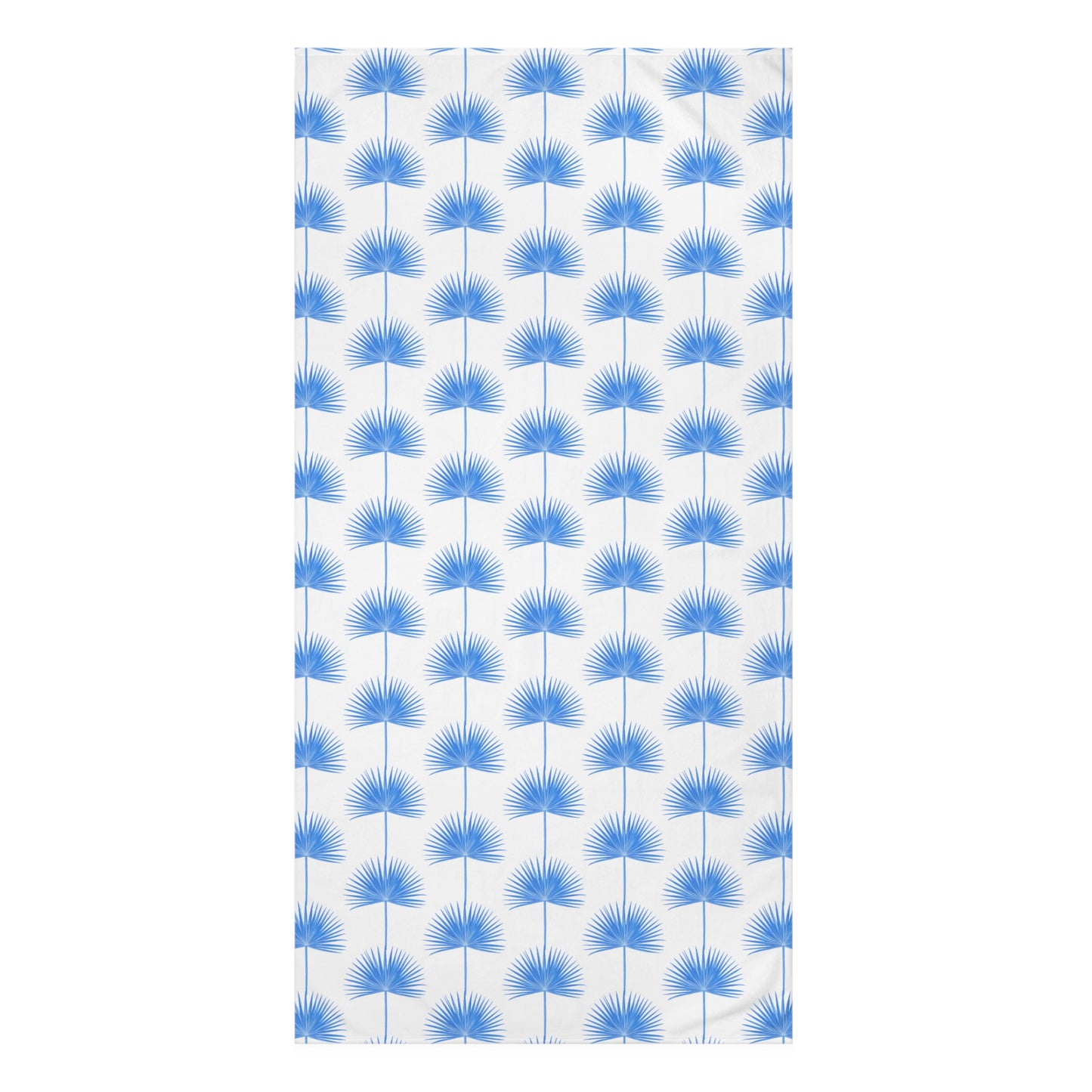 Blue Fan Palm Mink-Cotton Towel