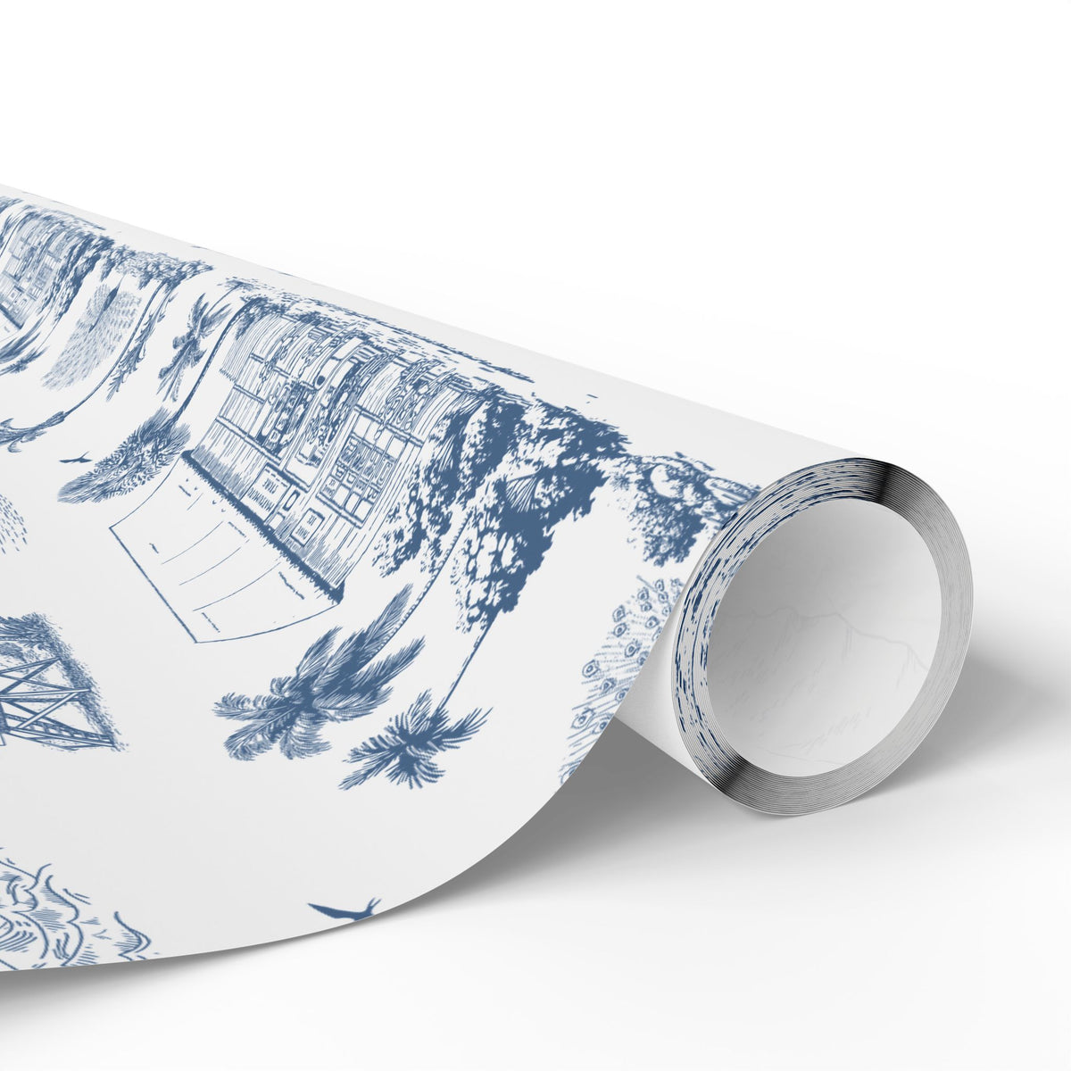 North Shore Toile Wrapping Paper Roll